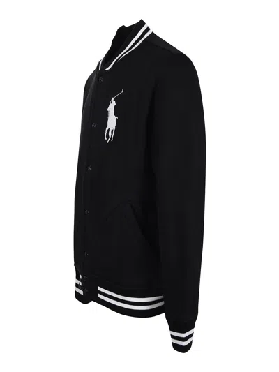 Polo Ralph Lauren Basebalkjtm8-long Sleeve-sweatshirt In Black