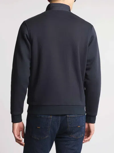 Fay Sweatshirt + Quilt In Blue