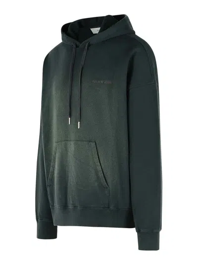 Golden Goose Deluxe Brand Bleached Effect Drawstring Hoodie In Black