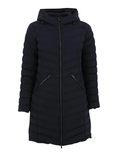 Moose Knuckles Puffer Jacket In Blue