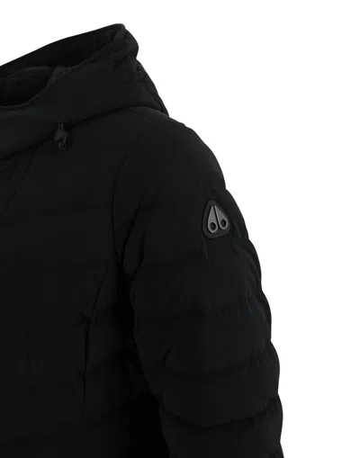 Moose Knuckles Puffer Jacket In Black