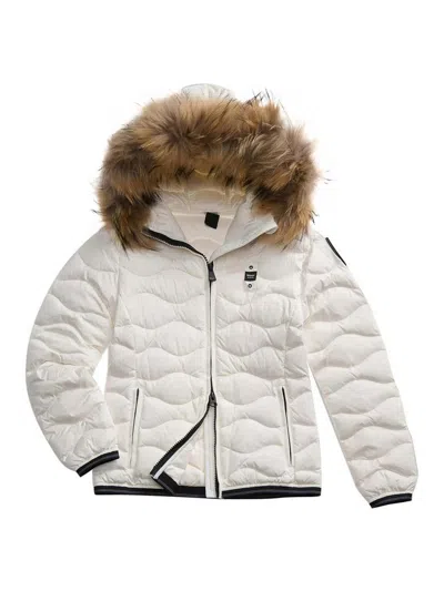 Blauer Aldie Waves Padded Feather In White