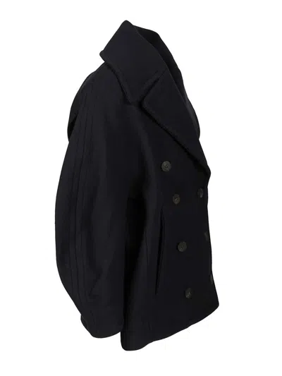 Jacquemus Ovalo Caban In Blue