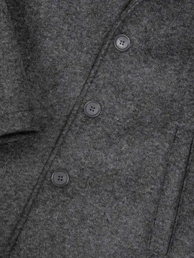 Colmar Originals Gray Melange Wool Blend Coat In Multi