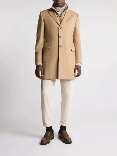 Fay Easy Db Coat In Animal Print