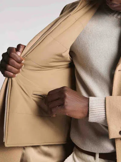 Fay Easy Db Coat In Animal Print