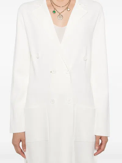 P.a.r.o.s.h Parosh Double-breasted Coat In Multi