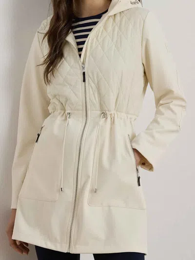 Ralph Lauren Softshll 34-unlined-coat In White