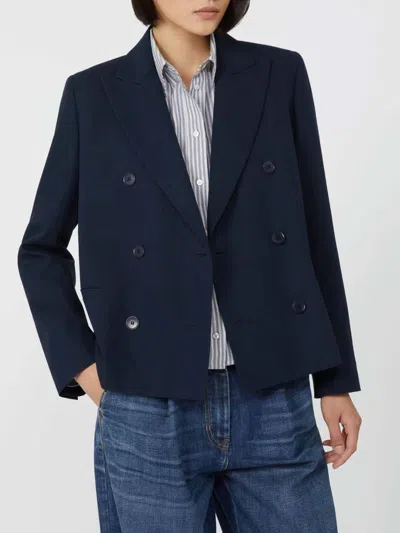 Weekend Max Mara Coat In Blue