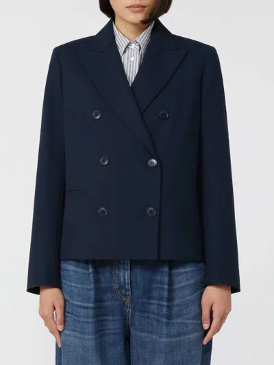 Weekend Max Mara Coat In Blue