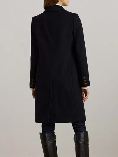 Ralph Lauren Crested Wool-lined-coat In Black