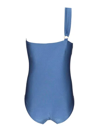 Zimmermann Ascension One-piece Swimsuit In Blue