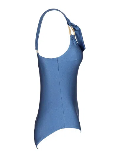 Zimmermann Ascension One-piece Swimsuit In Blue