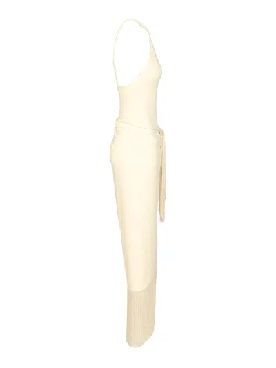 Taller Marmo Hera Artisanal Swimsuit In White