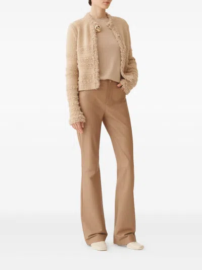 Fabiana Filippi Wool Jacket In Neutral