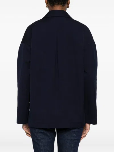 Forte Forte Double-breasted Jacket In Blue