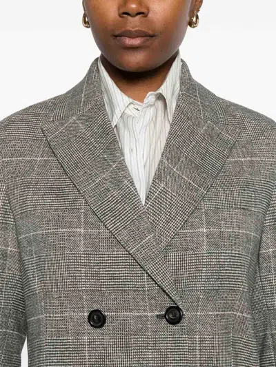 Circolo 1901 Cotton Double-breasted Jacket In Black