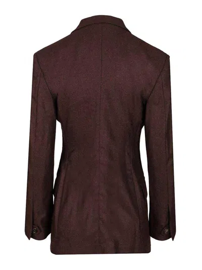 Retori Double-breasted Blazer In Red