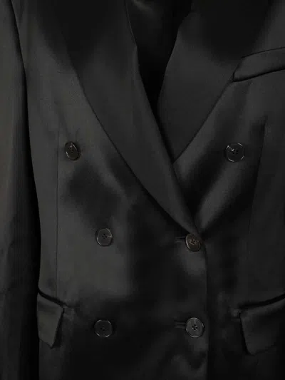 Filippa K Double-breasted Blazer In Black