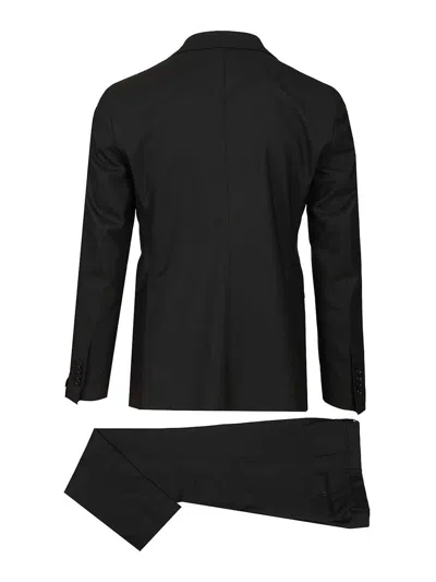 Tagliatore Vesuvio Lancia Nero 54 Lana 44 Polies 2 Elastan Dresses Black In Black