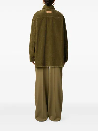 Ami Alexandre Mattiussi Ami Paris Men Cotton Overshirt In Green