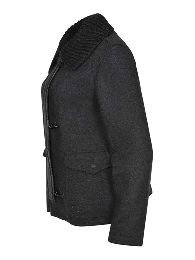 Fay Jacket Made Of  Wool In Gray