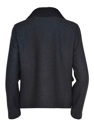 Fay Jacket Made Of  Wool In Gray