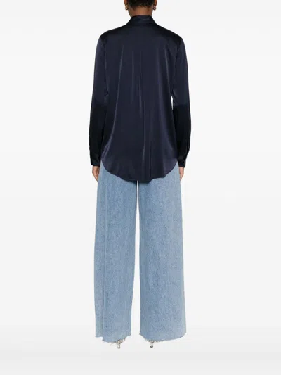 Forte Forte Silk Shirt In Blue