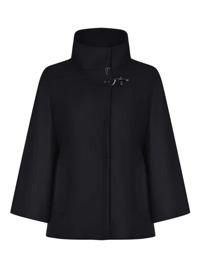 Fay Jacket Made Of Wool Blend In Black