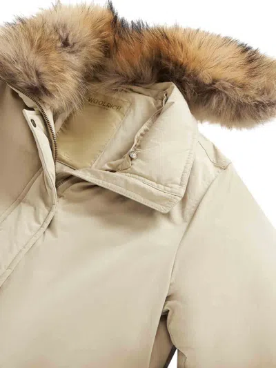 Woolrich Coat In Nude