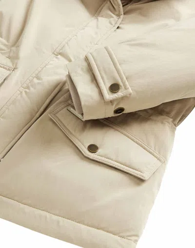 Woolrich Coat In Nude