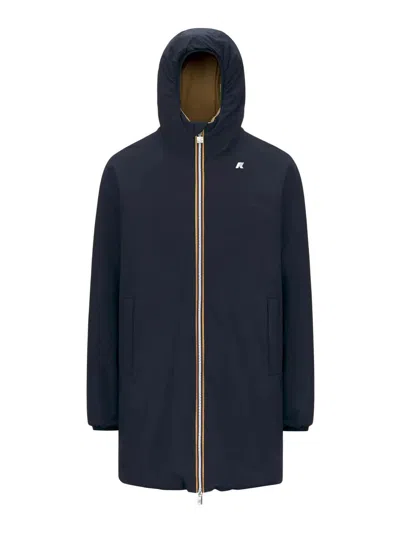 K-way Raincoat In Blue