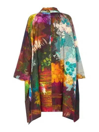 Yavi Long Jacket In Multi