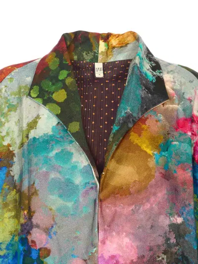 Yavi Long Jacket In Multi