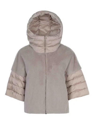 Herno Down Jacket Made Of  Nylon In Yellow