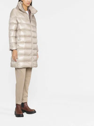 Herno Women Matilde Midi Down Jacket In Pink