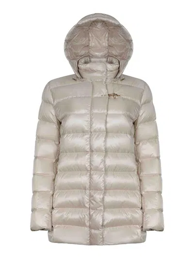 Fay Down Jacket Made Of Nylon In Sand