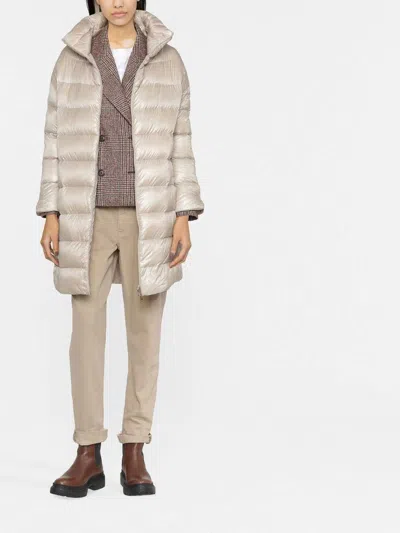 Herno Women Matilde Midi Down Jacket In Pink