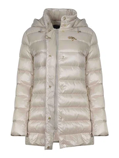 Fay Down Jacket Made Of Nylon In Sand