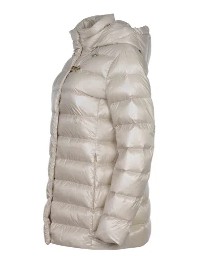 Fay Down Jacket Made Of Nylon In Sand