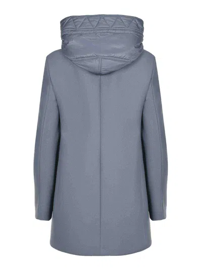 Fay Coat Made Of A Wool Blend In Blue