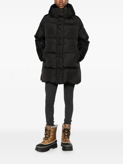 Lempelius Anu Midi Down Jacket In Black