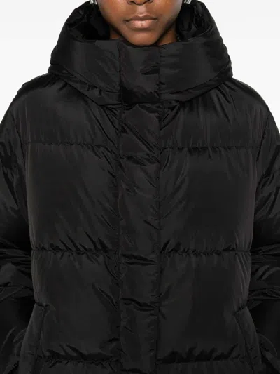 Lempelius Anu Midi Down Jacket In Black