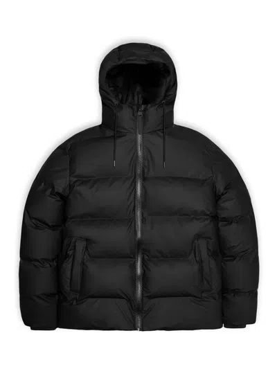 Rains Alta Puffer Jacket W3t3 In Black