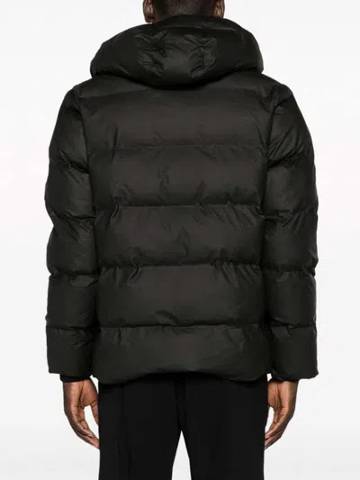 Rains Alta Puffer Jacket W3t3 In Black