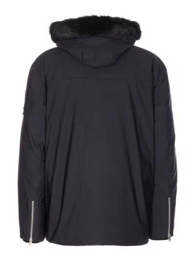 Moose Knuckles Puffer Jacket In Black