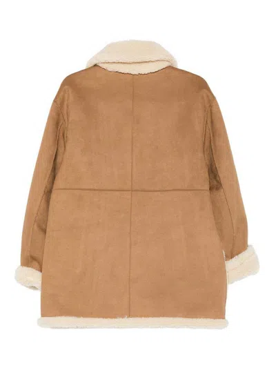 Dunst Faux Leather Jacket In Brown