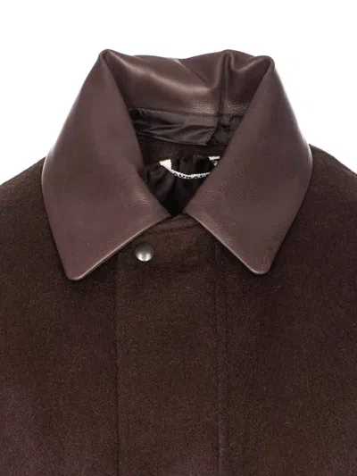 Auralee Jacket In Burgundy