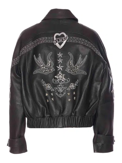 Pinko Jacket In Black