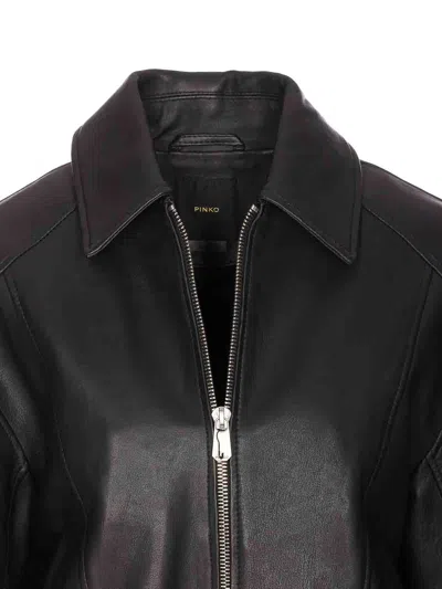 Pinko Jacket In Black